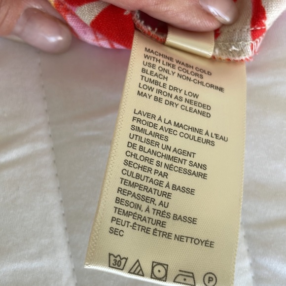 FREE PEOPLE OFF SHOULDER LINEN SS TOP NEW - Picture 5 of 6